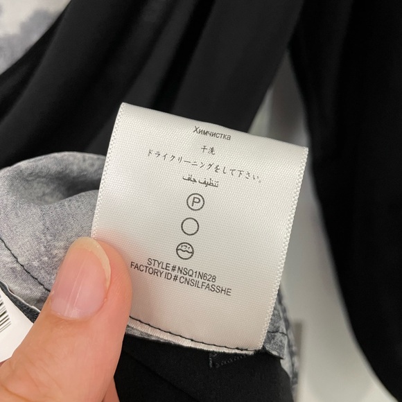 [xs] BCBG NWT silk shirt - Picture 6 of 7